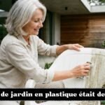 Leur salon de jardin en plastique était devenu jaune