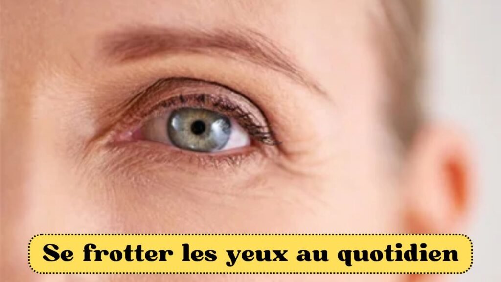 Se frotter les yeux au quotidien