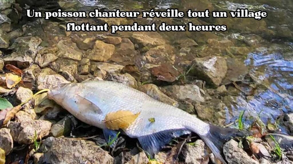 Un poisson chanteur réveille tout un village flottant pendant deux heures