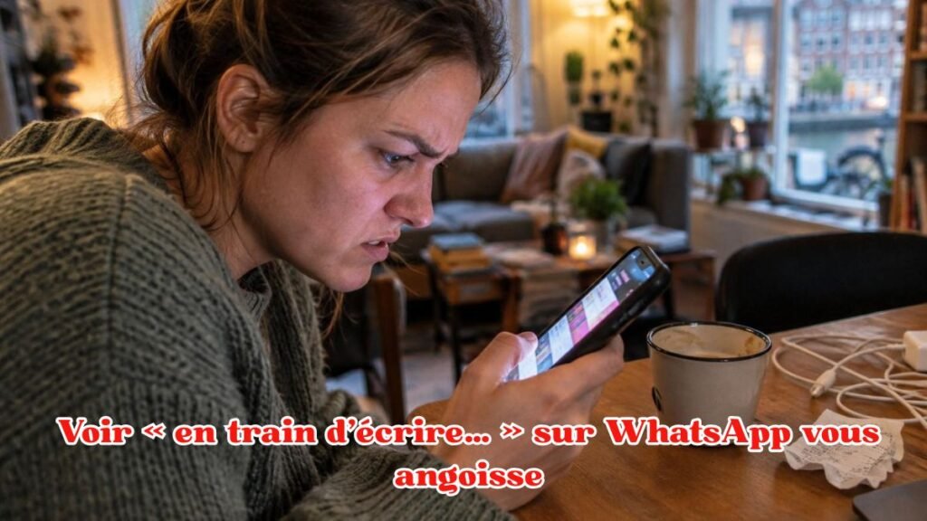 Voir « en train d’écrire… » sur WhatsApp vous angoisse