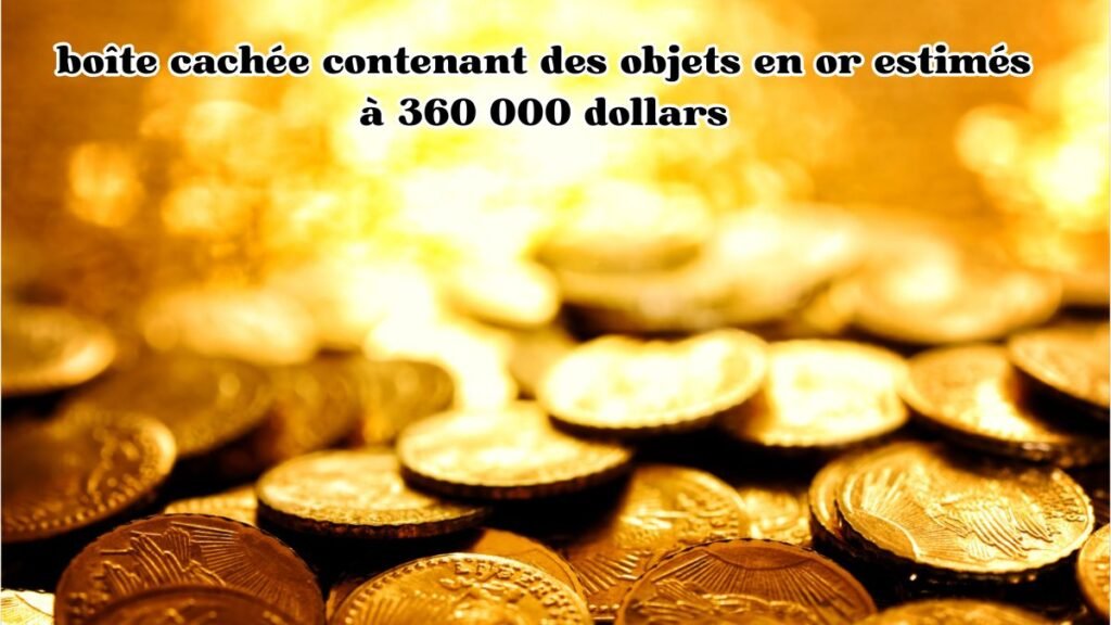 boîte cachée contenant des objets en or estimés à 360 000 dollars