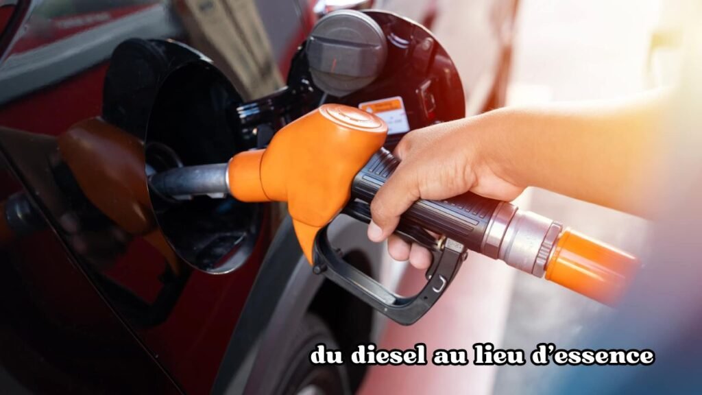 du diesel au lieu d’essence